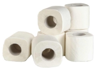 011 Туалетная бумага в стандартных рулонах с перфорацией, 2-слоя, белая, 15м.