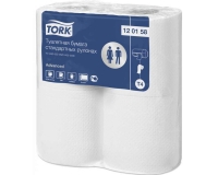 120158 Tork Туалетная бумага в стандартных рулонах (бытовая) с перфорацией 25м.
