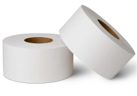 204 Туалетная бумага с перфорацией, 2-слоя, белая, 160м.