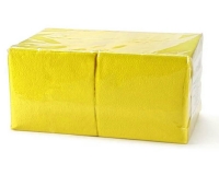 404 Салфетки бумажные сервировочные БигПак [240мм²] желтые