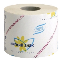 018 Туалетная бумага Мягкий знак с тиснением 51м (С28)