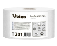 Т201 Туалетная бумага без перфорации 180м. Veiro Professional
