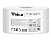 Т203 Туалетная бумага без перфорации 200м. Veiro Professional