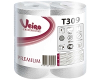T309 Туалетная бумага в стандартных рулонах (бытовая) с перфорацией 20м. Veiro Professional